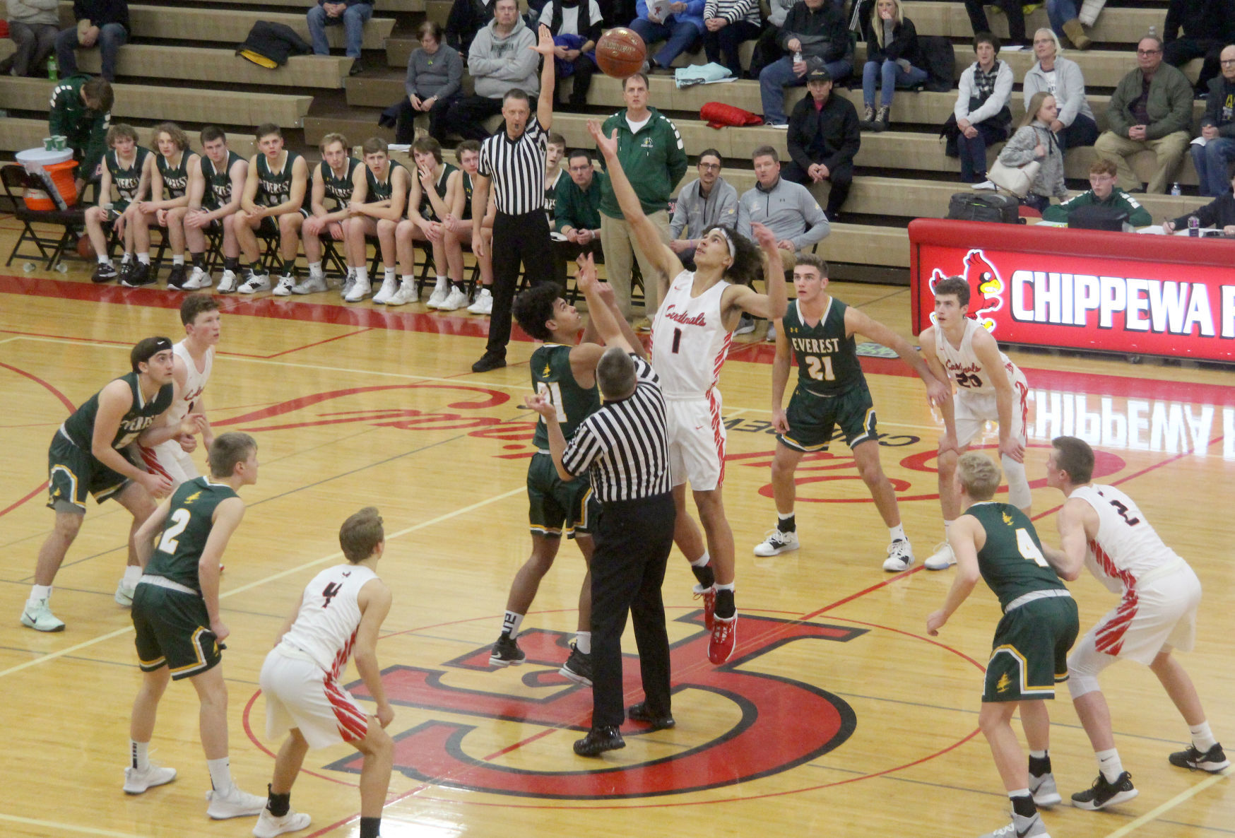 D.C. Everest at Chi-Hi boys basketball 2-11-20